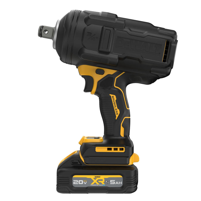 DEWALT DCF964GH1 20V MAX XR Brushless Cordless 3/4 in. High Torque Impact Wrench With Hog Ring Anvil Kit with XR POWERSTACK