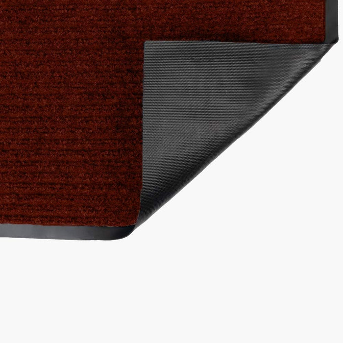 Notrax 109 Brush Step Carpeted Indoor/Outdoor Entrance Mat for Home or Office, 3' X 5', Absorbent Slip Resistant Heavy Duty Entry Mat, Red/Black, 109S0035RB