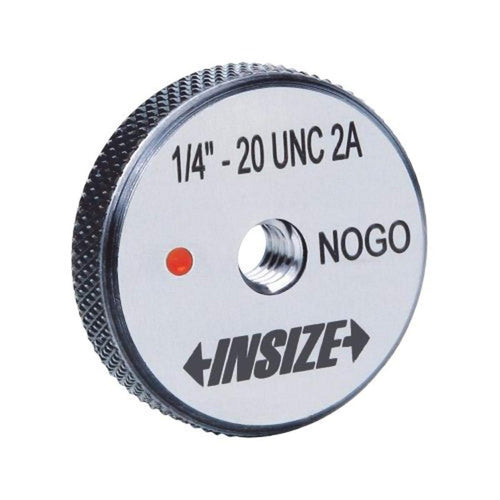 INSIZE 4121-3C2N American Standard Thread Ring Gage, No Go, 3/8-24 UNF