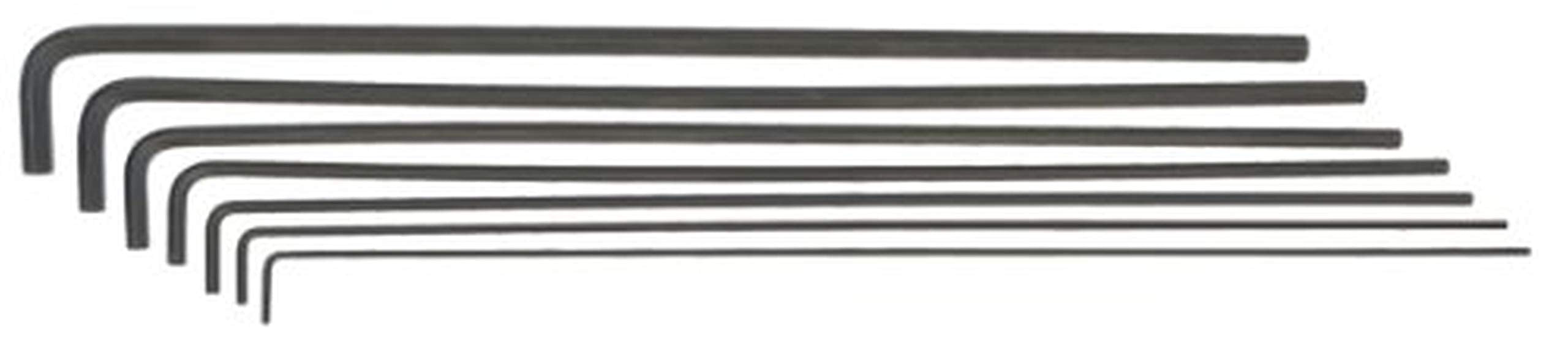 Bondhus 25445 Hex L-Wrenches with 12" Long Arm, Set of 7