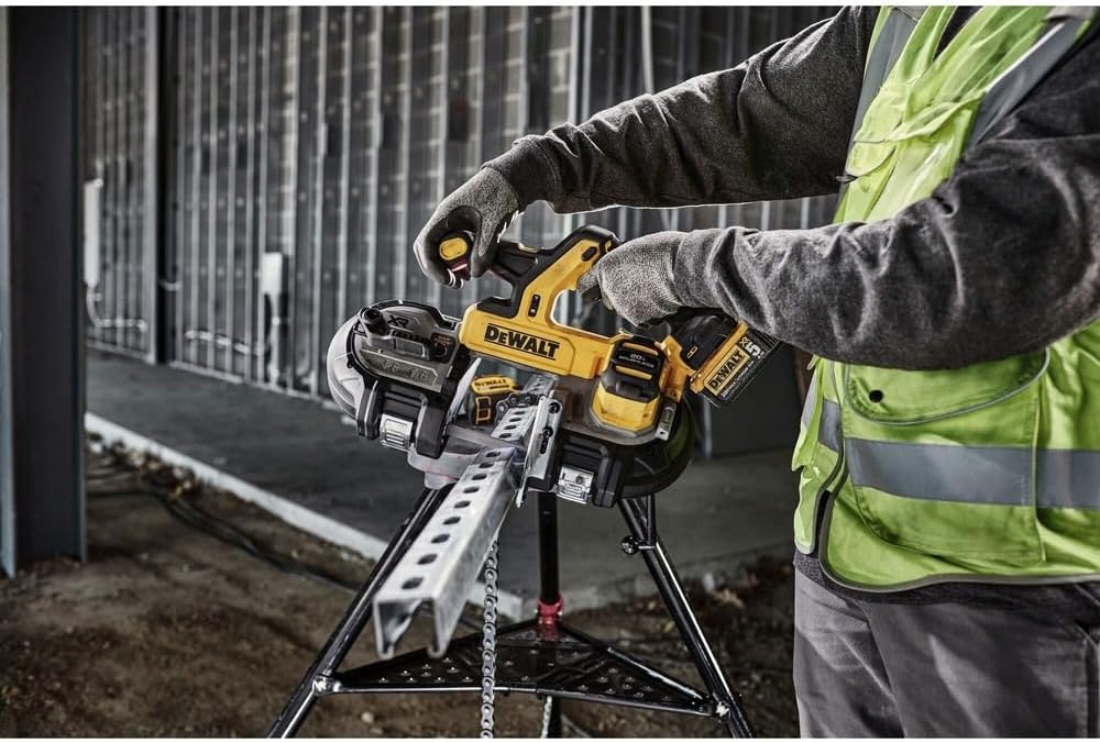 DEWALT DCS379B 20V MAX XR Dual Trigger Bandsaw, Brushless Motor, Portable and Cordless, 3-3/8 Inch Cut Capacity (Bare Tool Only)