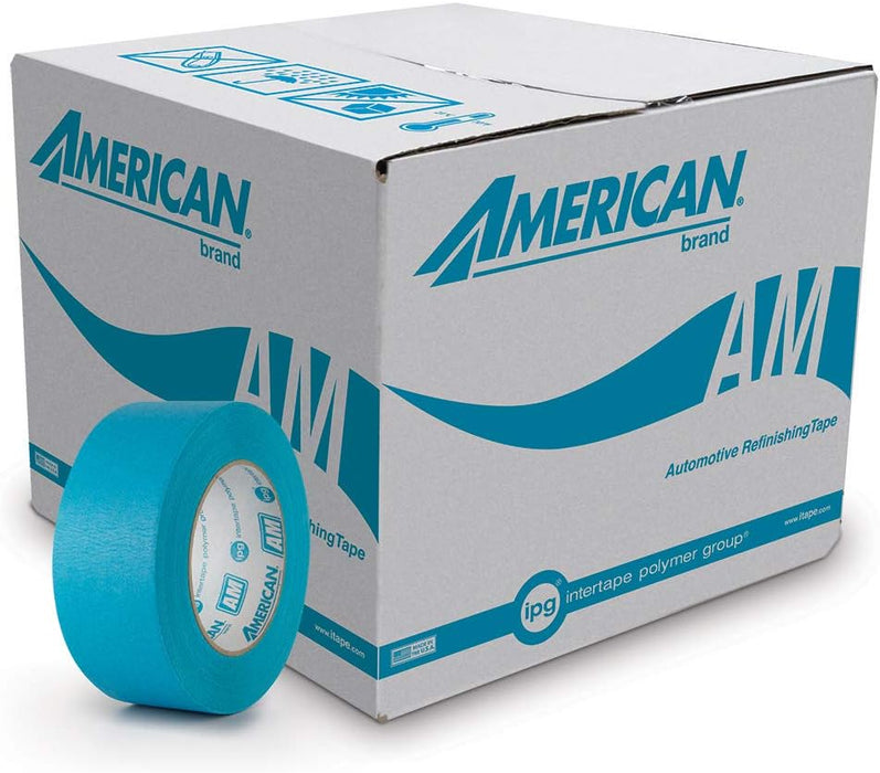 American AM2455 AquaMask Tape, .94" x 60 yd, Aqua, (36-Pack)