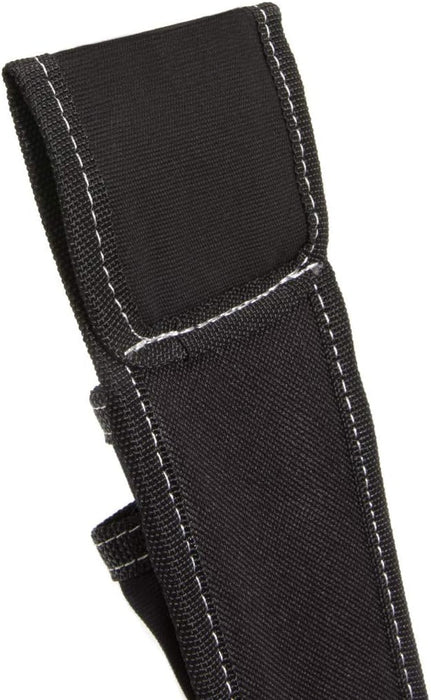 Dickies 57064 Utility Knife Sheath for Belt, Durable Canvas with PVC Cut-Resistant Sheath Lining, 2-inch Belt Loop, Black