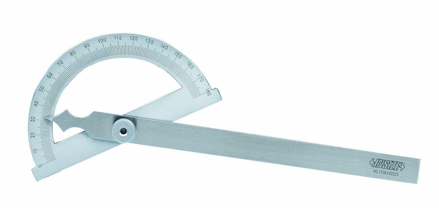 INSIZE 4799-1150 Protractor, 0-180 Degree, 5.9" x 7.9"