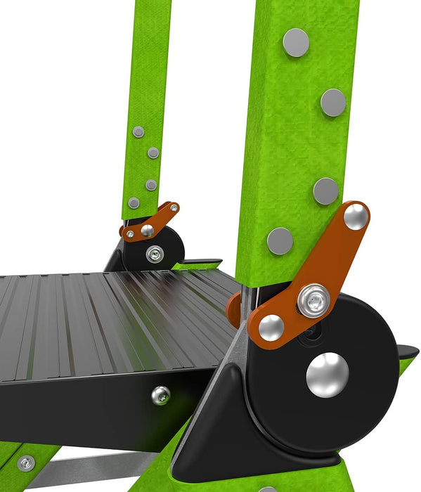 Little Giant Ladders, Jumbo Step, 3-Step, 3 Foot, Step Stool, Fiberglass, Type 1AA, 375 lbs Weight Rating, (11933)