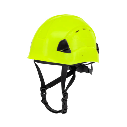 DEWALT DPG22V Hi-Vis Lime Type II Class C 4-Point Ratcheting Vented Safety Helmet