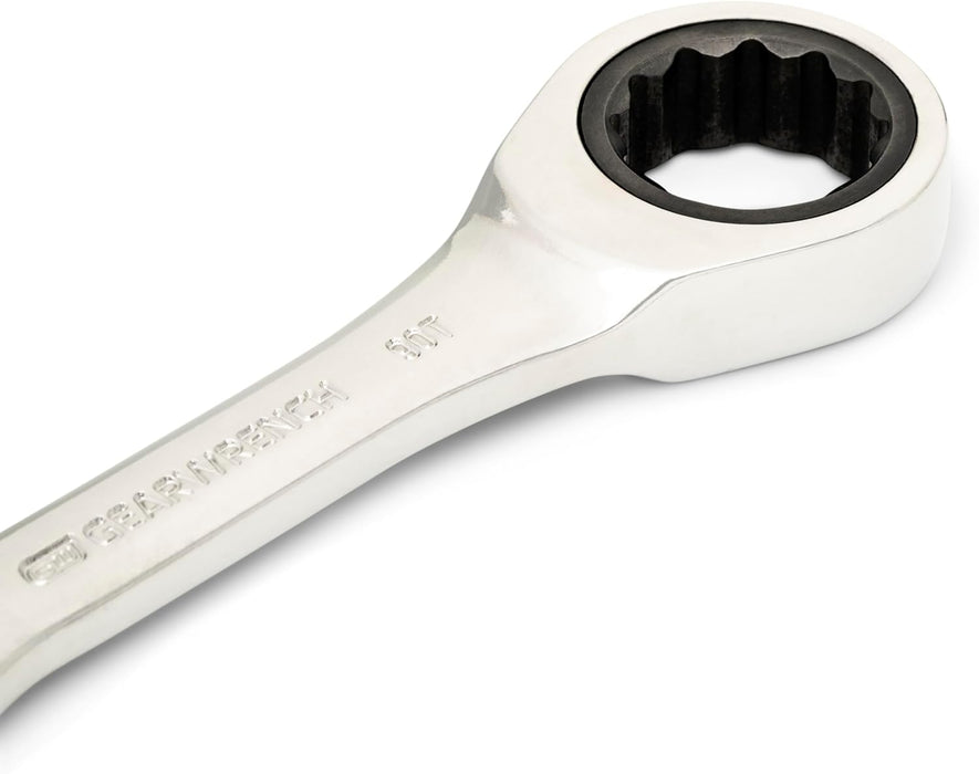 GEARWRENCH (86857) 3/4" 90-Tooth 12 Point Stubby Combination Ratcheting Wrench