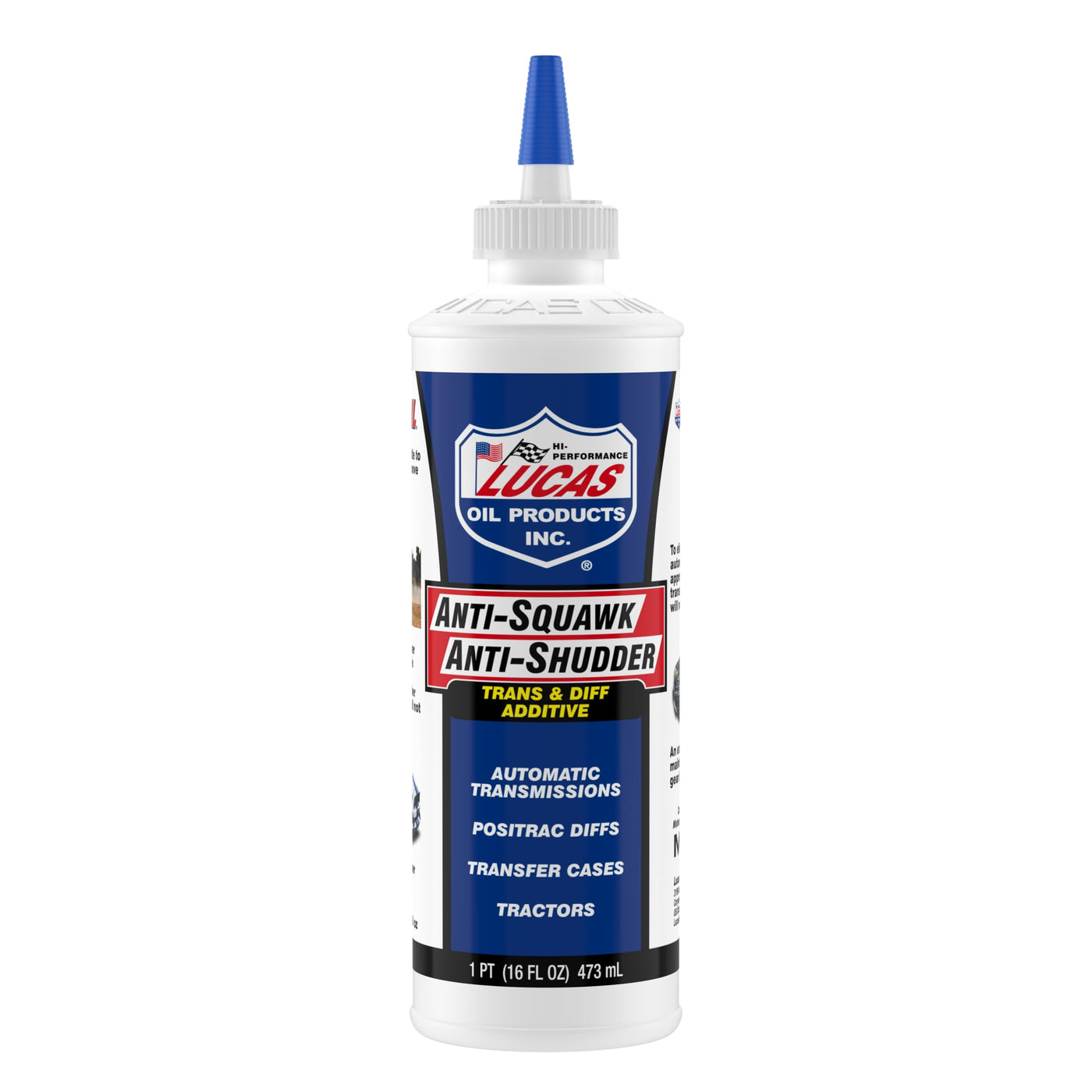 Lucas Oil 10599 Anti-Squawk/Anti-Shudder Additive, 16 Ounce ...