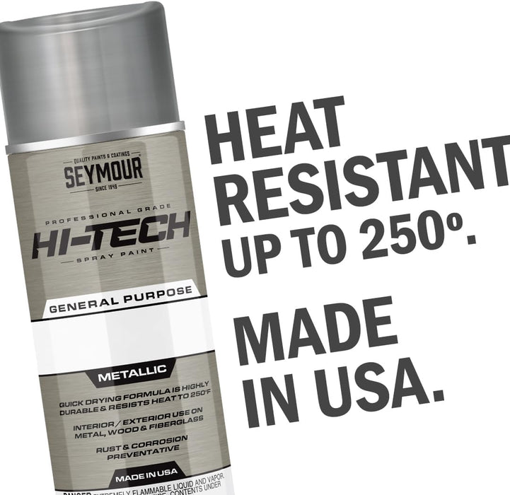 Seymour 16-821 Hi-Tech Lacquers Spray Paint, Gloss Clear with UV Resistant