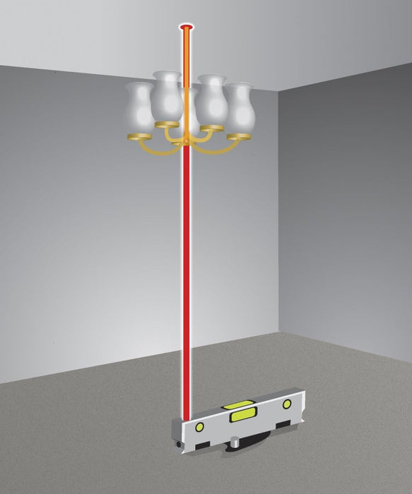 Johnson 40-6184 Magnetic Torpedo Laser Level, Silver & Black