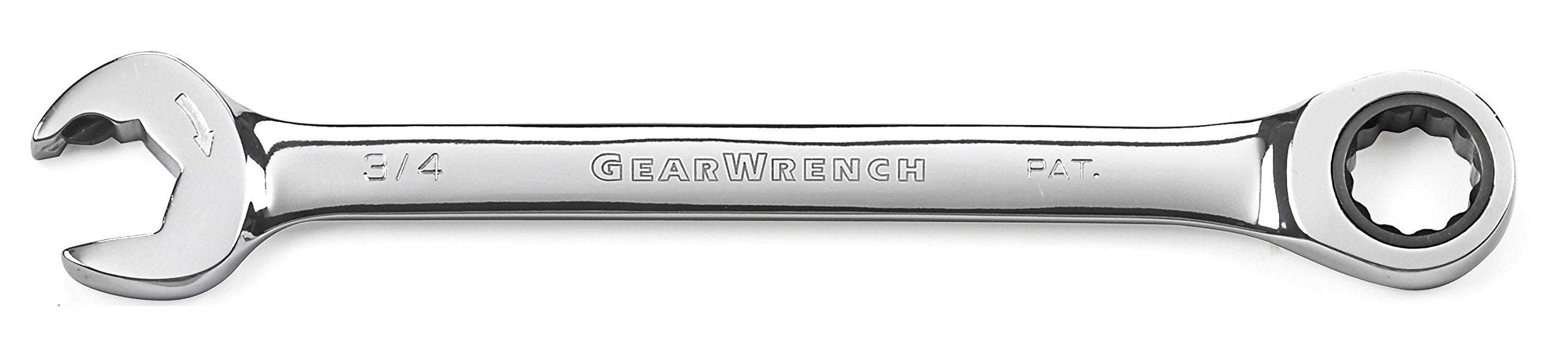 GEARWRENCH 85574 Open End Ratcheting Combination Wrench 7/16", 12 Point
