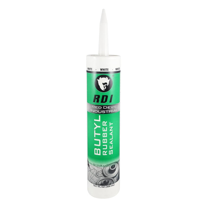 Red Devil 06970I RD Pro Butyl Rubber Sealant, 10.1 Fl oz (300 ml) 1-Pack, White 1 - Pack White