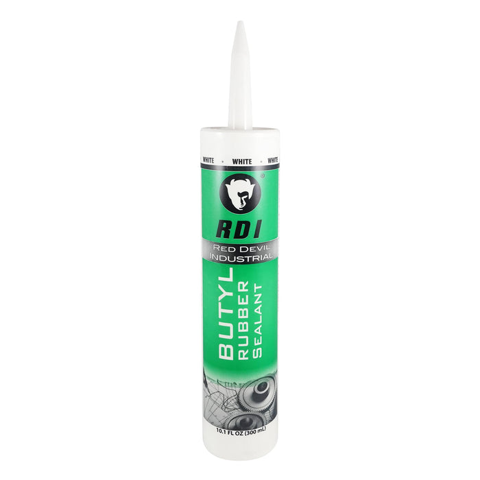 Red Devil 06970I RD Pro Butyl Rubber Sealant, 10.1 Fl oz (300 ml) 1-Pack, White 1 - Pack White