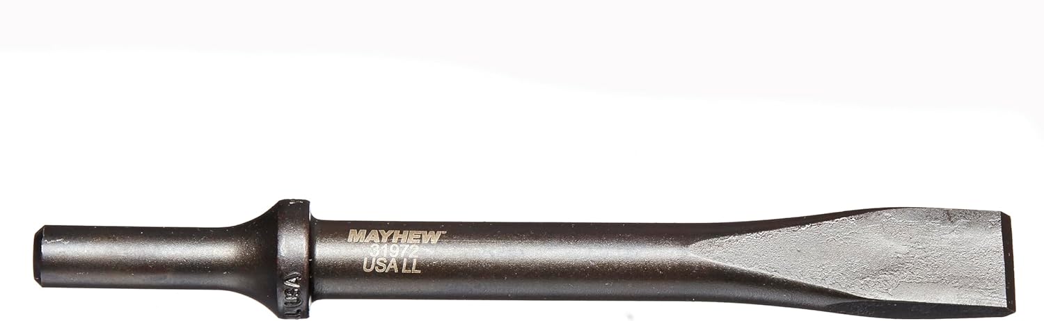 Mayhew Tools 31972 Pneumatic Cold Chisel, 5/8" x 6", Black Oxide Finish