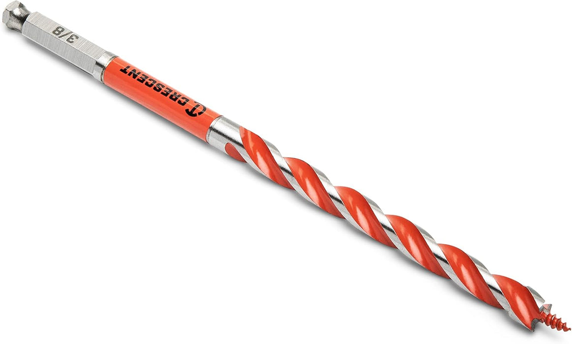 Crescent CDAG-7521 Solid Auger Drill Bit, 7.5" x 3/8"