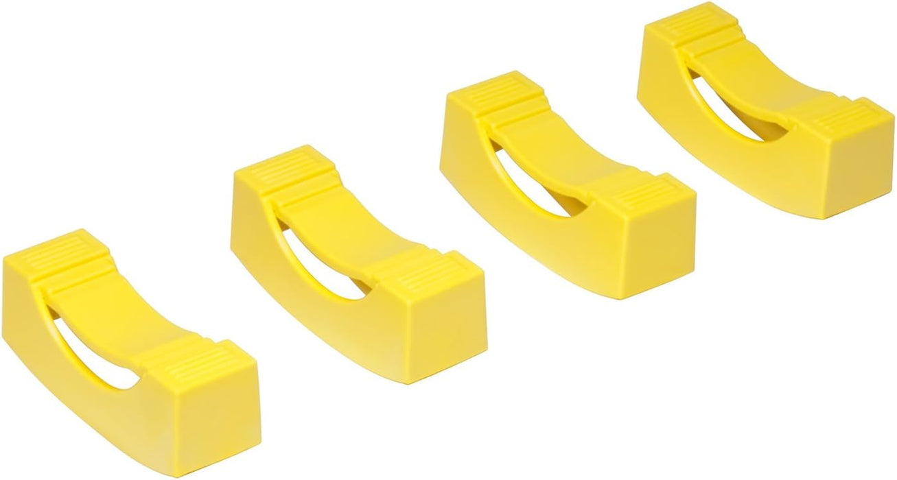 Ernst Manufacturing 964 Jack Stand Covers, Set of 4, Yellow