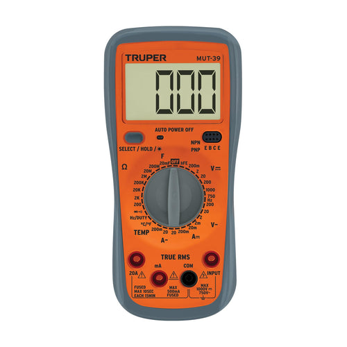 Truper MUT-39 Professional Digital Multimeter