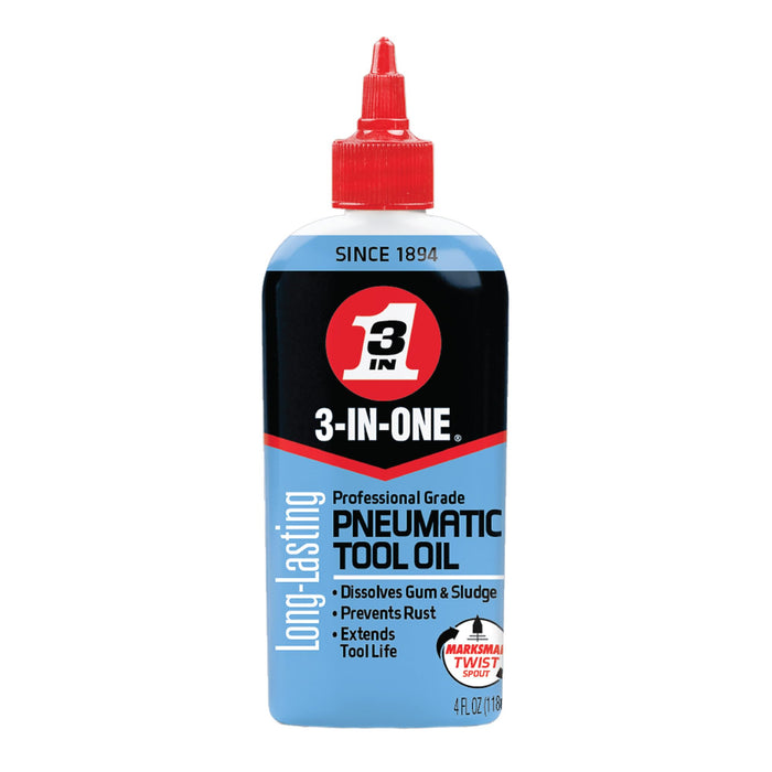 3-IN-ONE 120046 Professional Grade Pneumatic Tool Oil, 4 oz (Pack of 12)