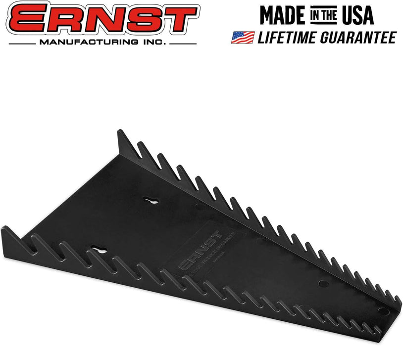 ERNST 5064 Standard 19 tool Wrench Organizer - Black