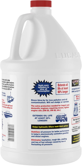 Lucas Oil 10131 Pure Synthetic Oil Stabilizer, 1 Gallon