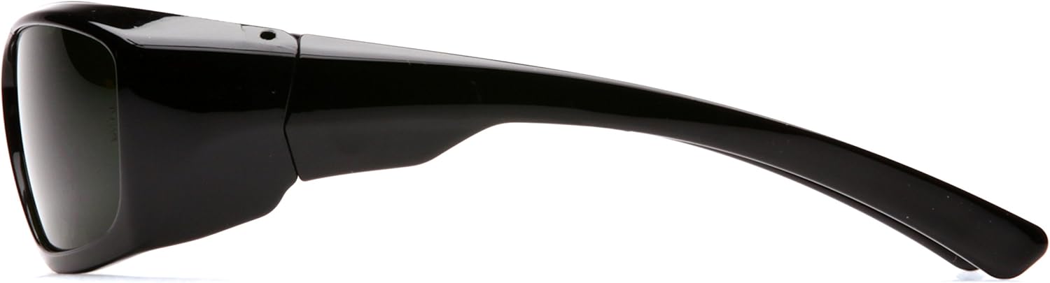 Pyramex SB7960SF Safety Shade 3.0 Safety Glasses, Scratch-Resistant, Black Frame, 3.0 ir Filter Lens