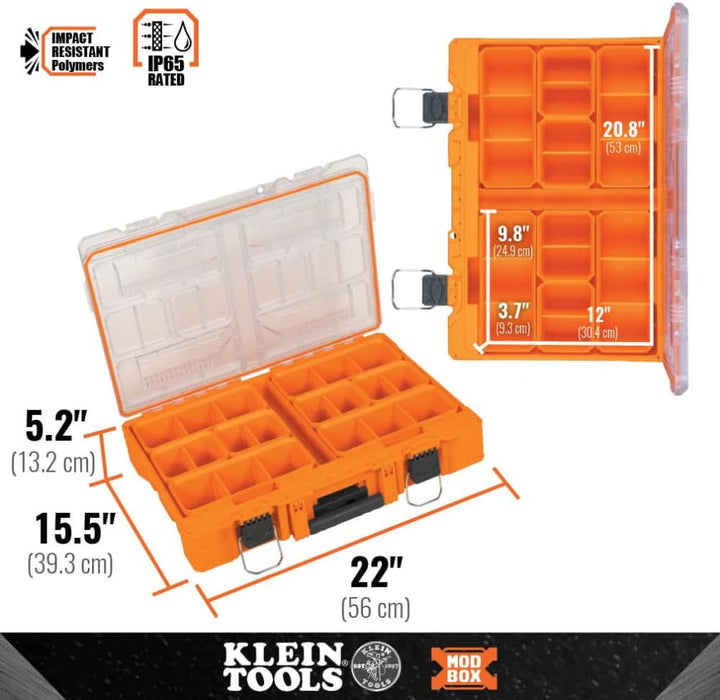Klein Tools 54806MB MODbox Tall Component Box, Full Width