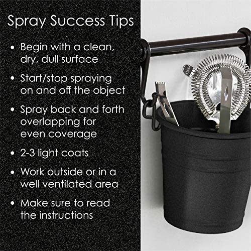 12 oz Krylon K02776007 Black Fusion All-In-One Paint & Primer Spray Paint, Textured