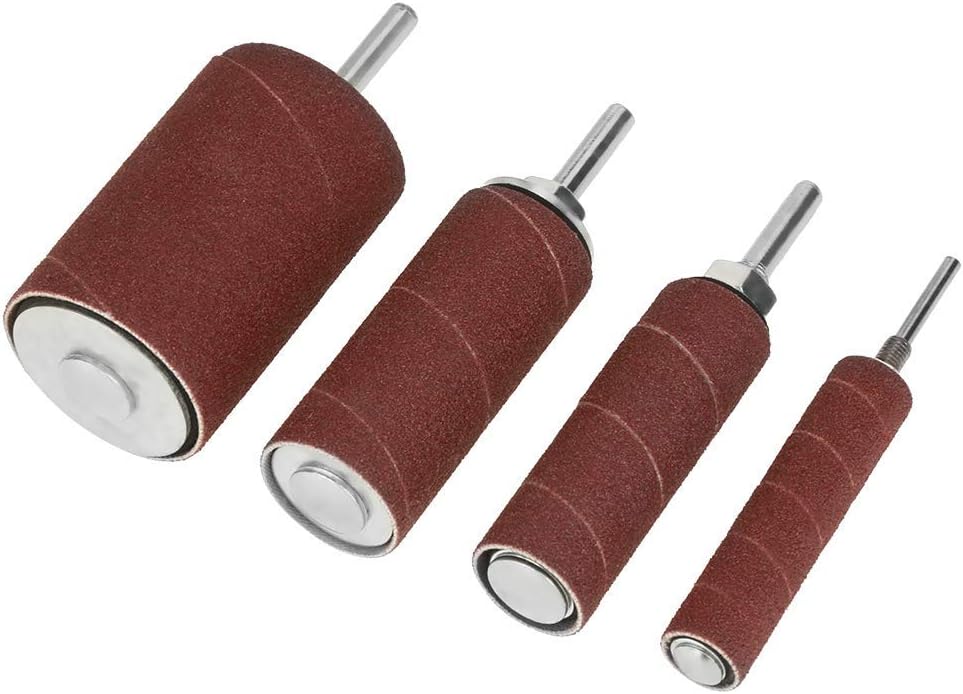 Big Horn 19521 Rubber Sanding Drum Set, 20 Piece