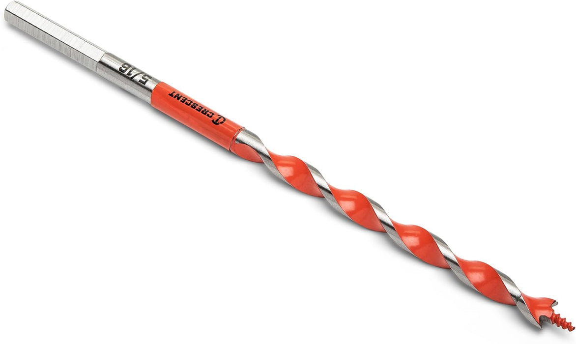 Crescent CDAG-7513 Solid Auger Drill Bit, 7.5" x 5/16"