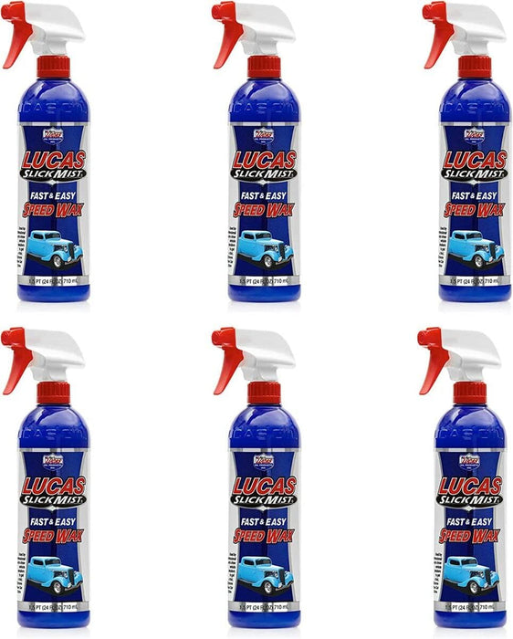 Lucas Oil 10160 Slick Mist Speed Wax - 24 Ounce (Pack of 6) 24 Fl Oz (Pack of 6)