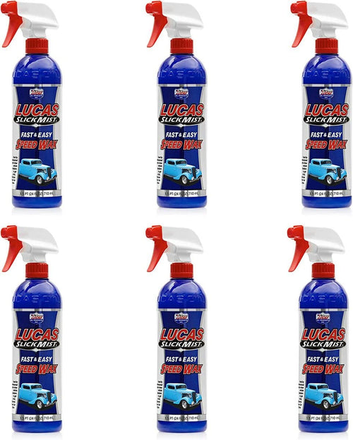 Lucas Oil 10160 Slick Mist Speed Wax - 24 Ounce (Pack of 6) 24 Fl Oz (Pack of 6)
