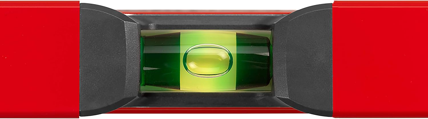 SOLA LSX48 X PRO Aluminum Box Profile Spirit Level with 3 60% Magnified Vials, 48-Inch