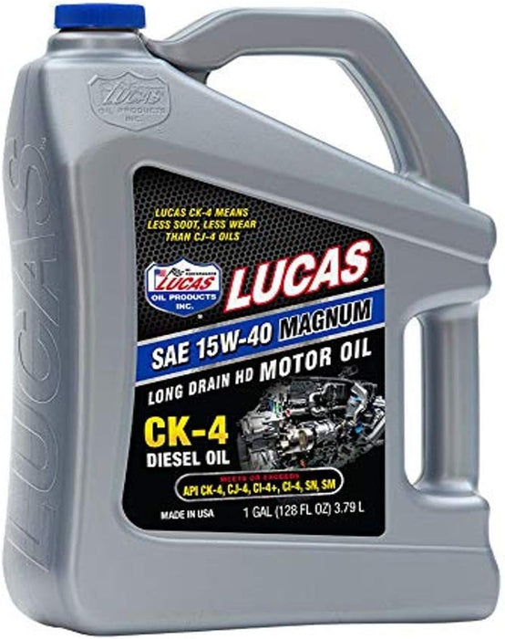 Lucas Oil SAE 15W-40 MAGNUM CK-4 DIESEL OIL,1 GAL (10287)