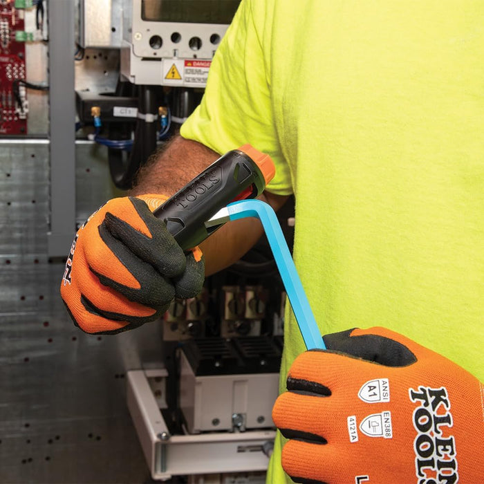 Klein Tools BLS22H Long Ball-End Hex Key Set with Handle, SAE and Metric, 22-Piece