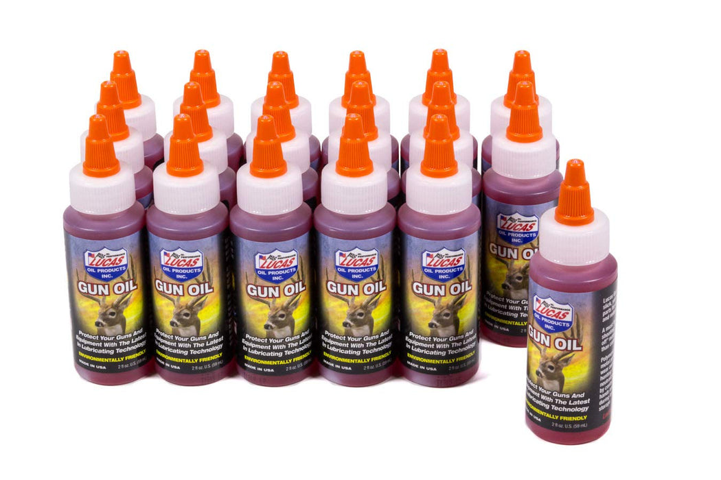 Lucas Oil 10006-18PK Gun Oil Case, 1 oz (Pack of 18)