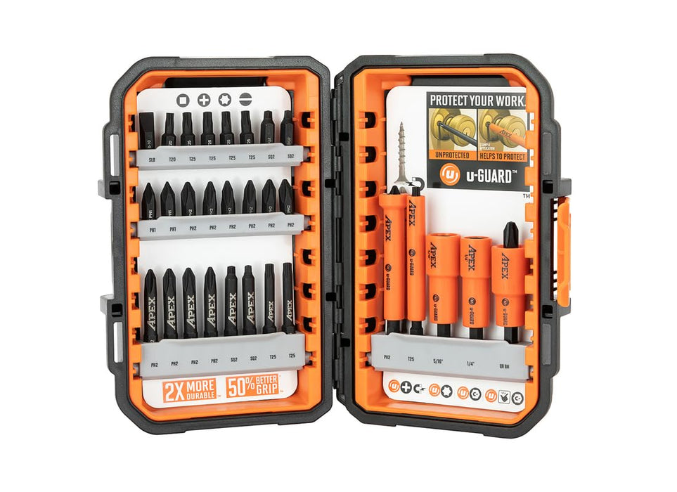 APEX AUGSET-30 Industrial Fastening Tools, Apex Ind 30 Piece U Guard Fastening Set