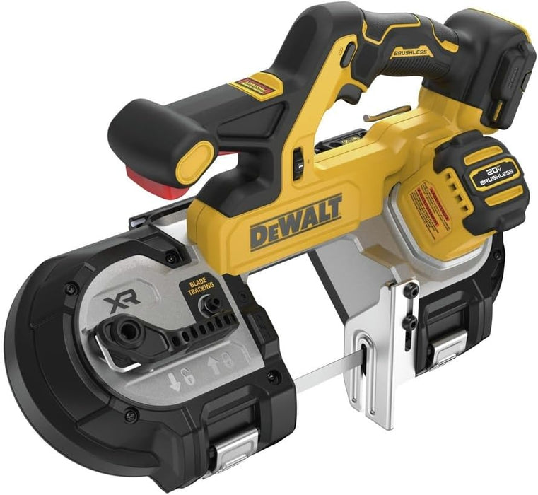 DEWALT DCS379B 20V MAX XR Dual Trigger Bandsaw, Brushless Motor, Portable and Cordless, 3-3/8 Inch Cut Capacity (Bare Tool Only)