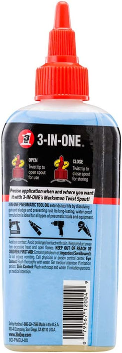 3-IN-ONE 120046 Professional Grade Pneumatic Tool Oil, 4 oz (Pack of 12)