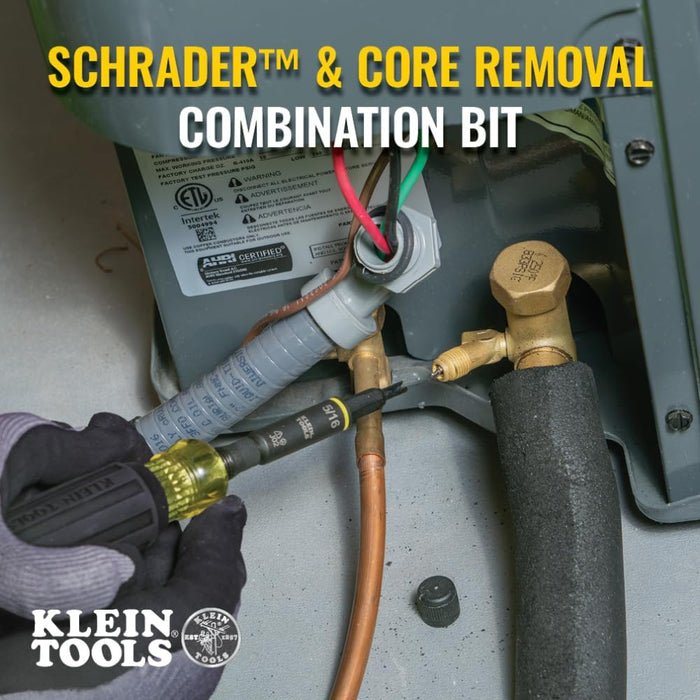 Klein Tools 32527HD KNECT Impact-Rated HVAC Screwdriver / Nut Driver, 11-in-1