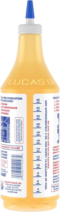 Lucas Oil 10003 Fuel Treatment, 1 Quart (Pack of 12)