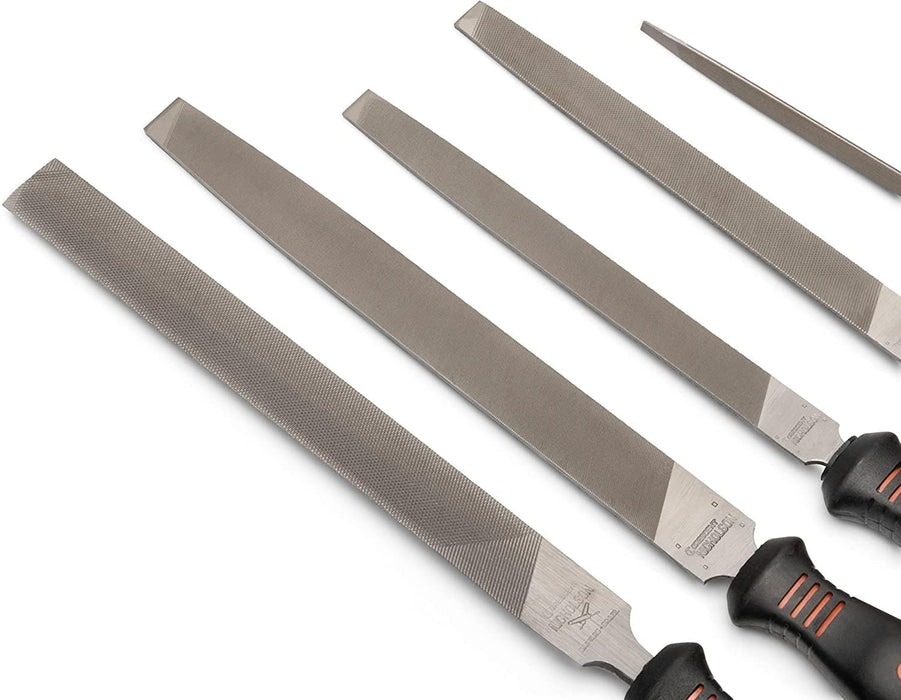 Crescent Nicholson 22040HNNN 5 Piece General Purpose File Set with Ergonomic Handles