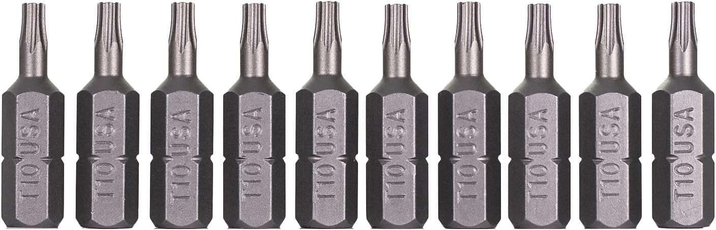 Mayhew Tools 18213-10 T10 x 1" Torx Insert Bit (Pack of 10)