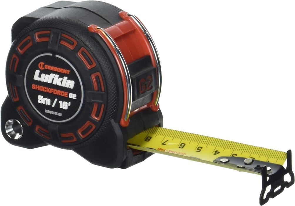 Lufkin (L1216CME-02) Shockforce G2 16-ft Tape Measure - 5M/16'