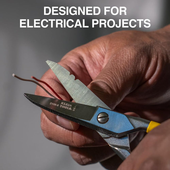 Klein Tools 2100-8 Free-Fall Snip Stainless Steel