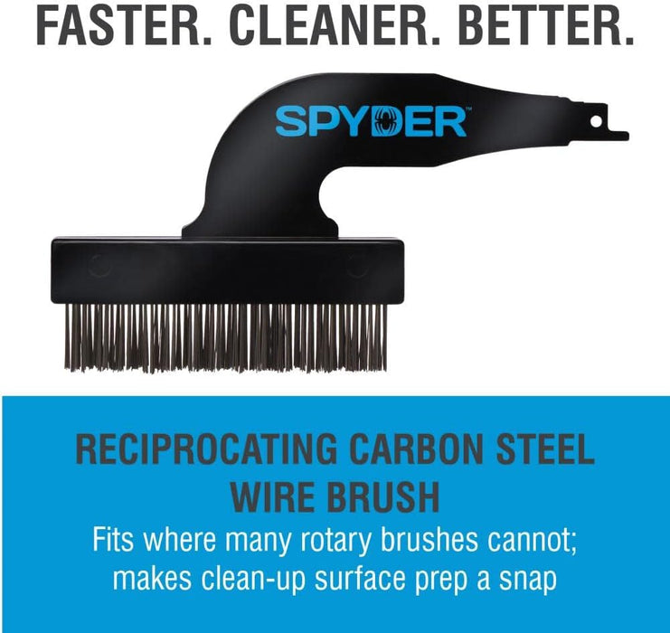 Spyder (400002) Wire Brush Reciprocating Saw Attachment