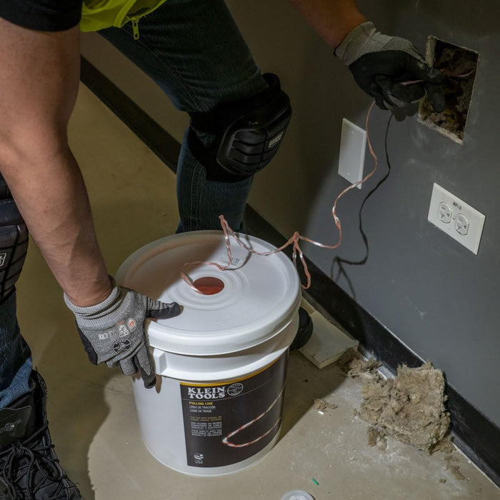 Klein Tools 56110 Poly Pull Line with Orange Tracer, 6500-Foot