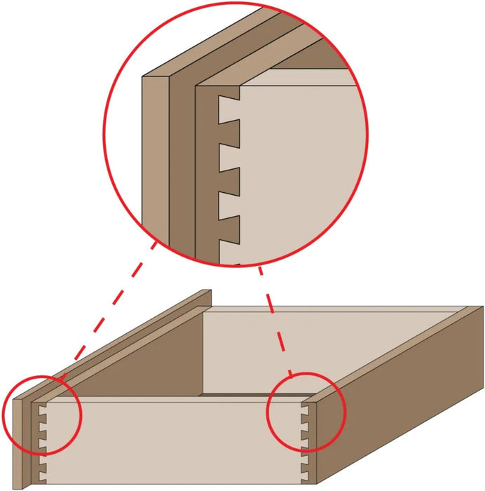 Freud 1/2" (dia.) Dovetail Bit with 1/4" shank, 1-7/8" overall length (22-104)