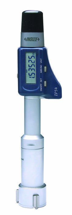 INSIZE 3127-E16 Electronic Three Points Internal Micrometer, 1.2"-1.6"/30 mm-40 mm
