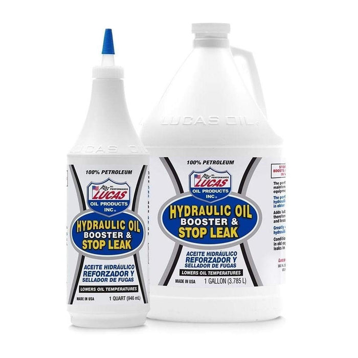 Lucas Oil 10018 Hydraulic Oil Booster & Stop Leak, 1 Gallon (Pack of 4)