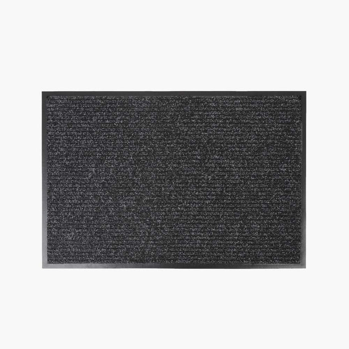 Notrax 109 Brush Step Carpeted Indoor/Outdoor Entrance Mat, 3' x 5' (Rectangular) Absorbent Slip Resistant Heavy Duty Entry Mat, Charcoal - 109S0035CH